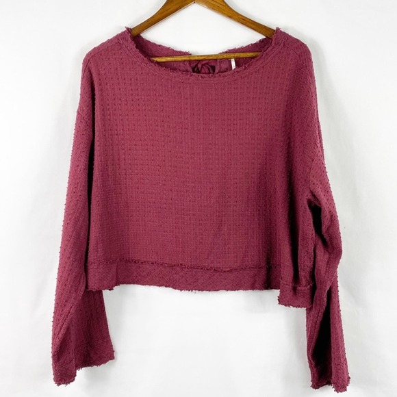 Free People Tops - FREE PEOPLE Walking in Hueco Top Raspberry  XS